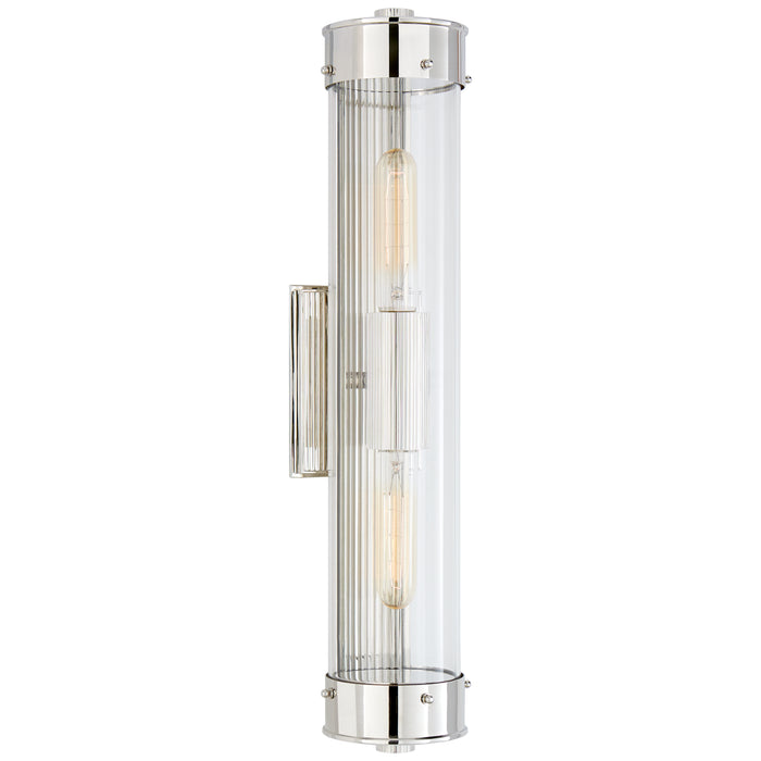 Visual Comfort Signature TOB 2318PN-CG Two Light Bath Sconce, Polished Nickel