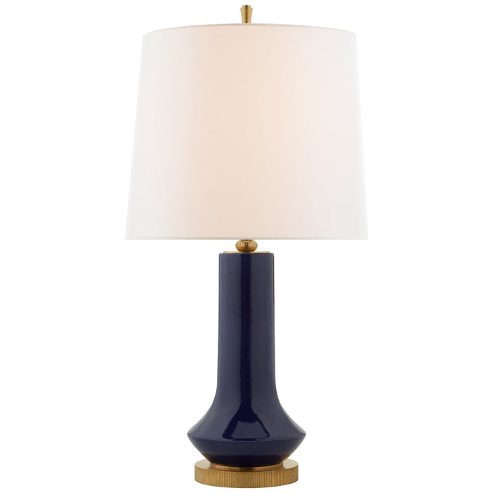 Visual Comfort Signature TOB 3657DM-L Two Light Table Lamp, Denim Porcelain