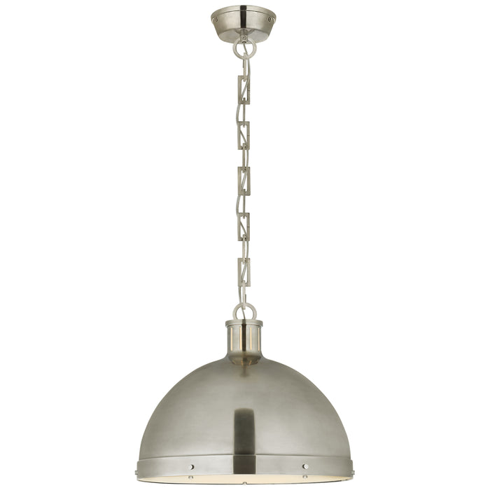 Visual Comfort Signature TOB 5071AN Two Light Pendant, Antique Nickel