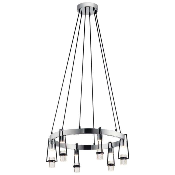 Kichler 84126 LED Chandelier, Matte Black