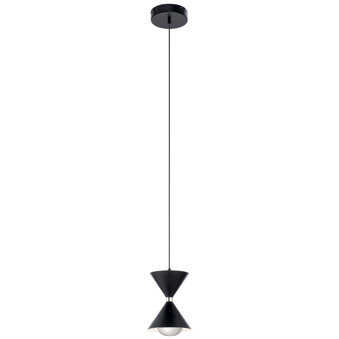 Kichler 84130 LED Mini Pendant, Matte Black