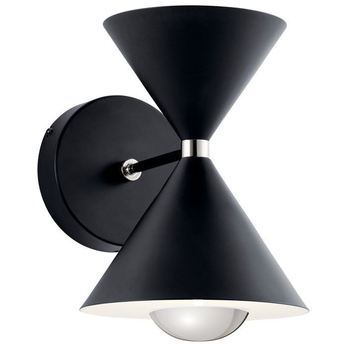 Kichler 84131 LED Wall Sconce, Matte Black