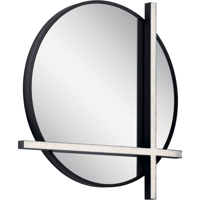 Kichler 84163 LED Mirror, Matte Black