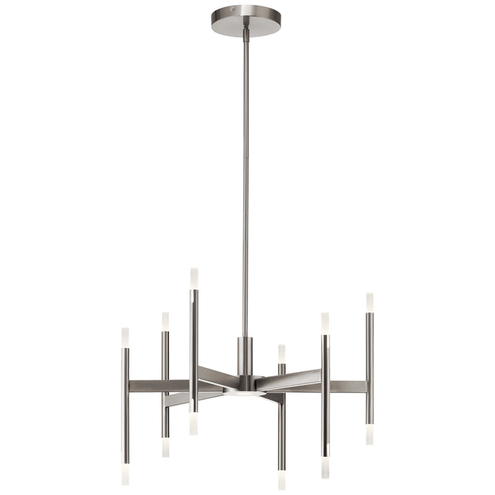 Kichler 84175 LED Chandelier, Brushed Nickel