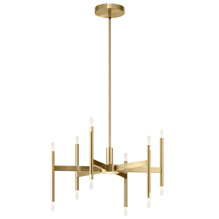 Kichler 84176 LED Chandelier, Champagne Gold