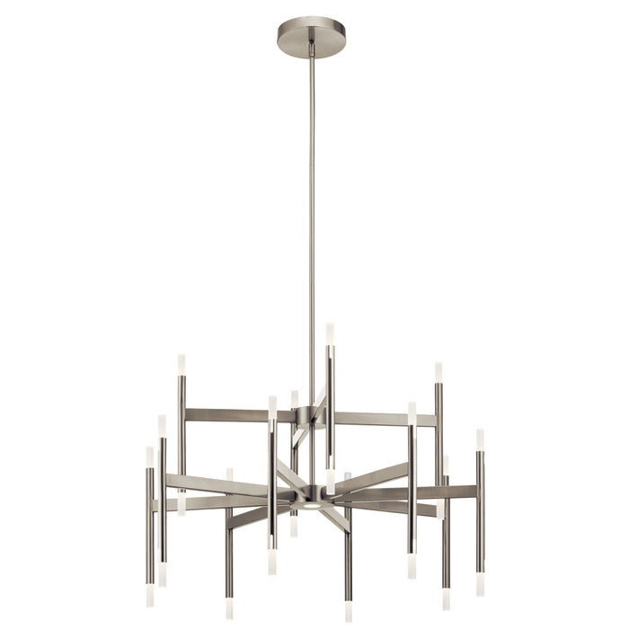 Kichler 84177 LED Chandelier, Brushed Nickel