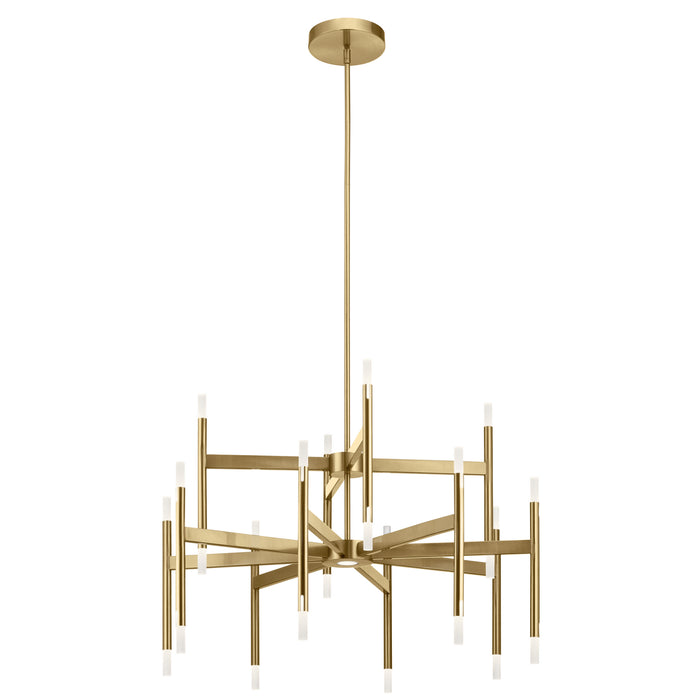 Kichler 84178 LED Chandelier, Champagne Gold