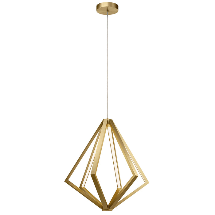 Kichler 84199 LED Pendant, Champagne Gold