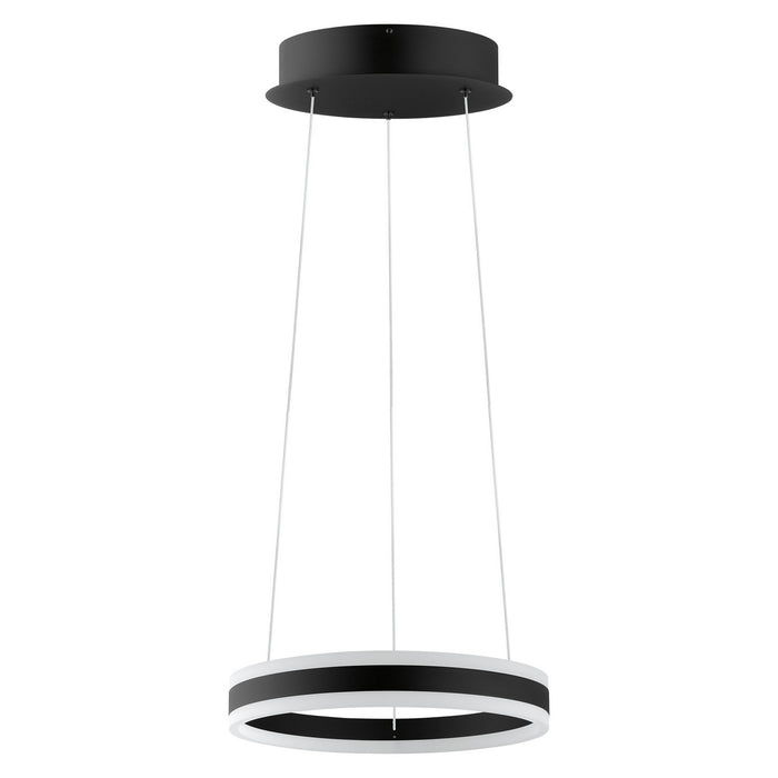 Eglo USA 203456A LED Pendant, Black/White