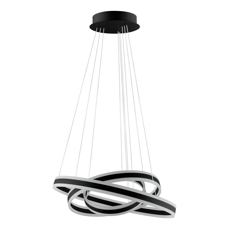 Eglo USA 203651A LED Pendant, Black
