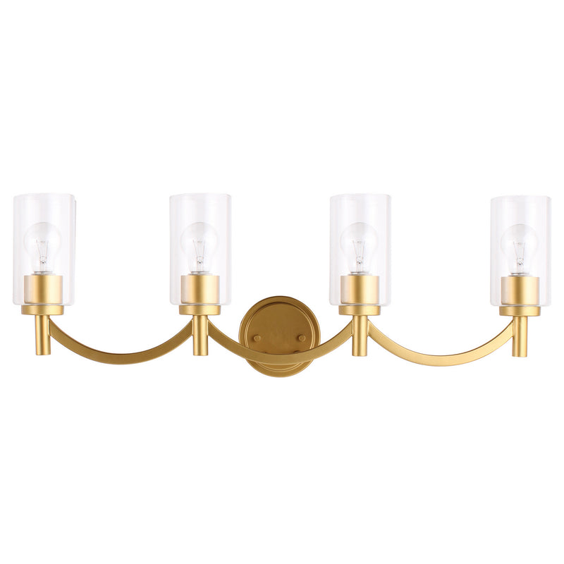 Eglo USA 203753A Four Light Bath/Vanity, Antique Gold