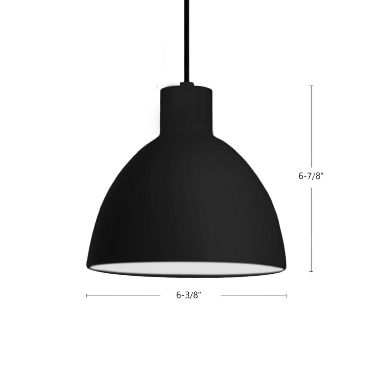 Kuzco Lighting PD1706-BK LED Pendant, Black