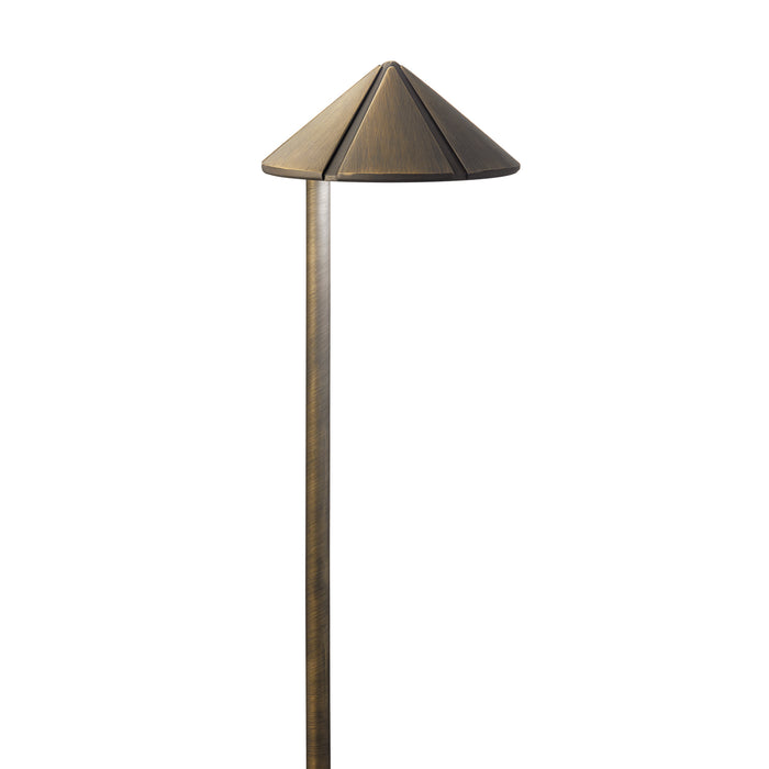 Kichler 15827CBR30 LED Path Light, Centennial Brass