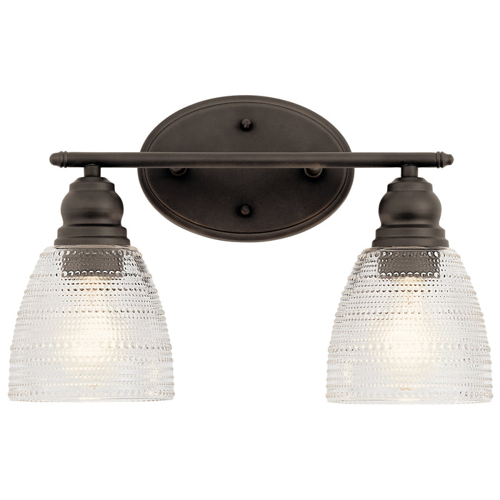 Kichler 45696OZ Two Light Bath, Olde Bronze