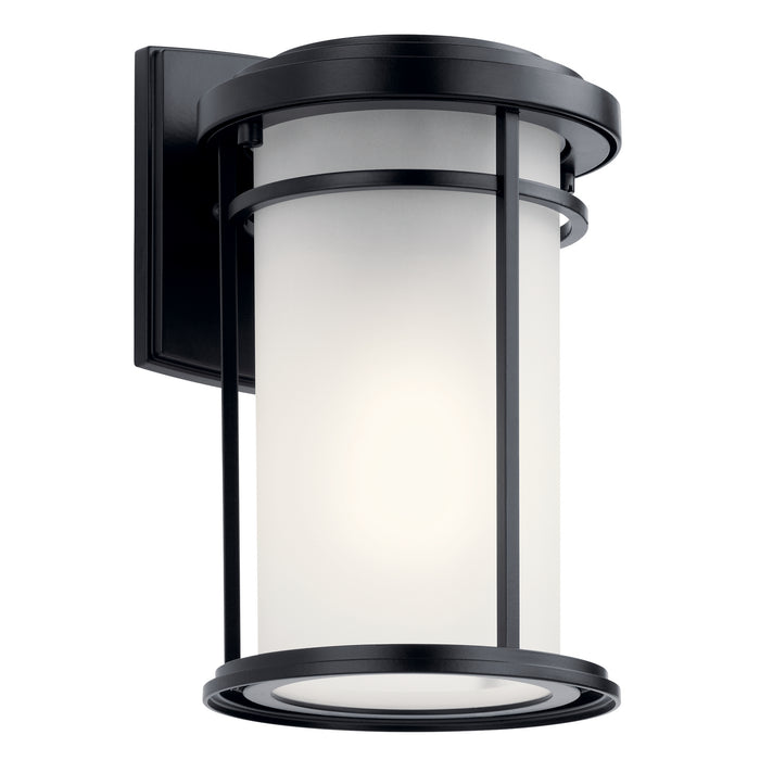 Kichler 49686BK One Light Outdoor Wall Mount, Black