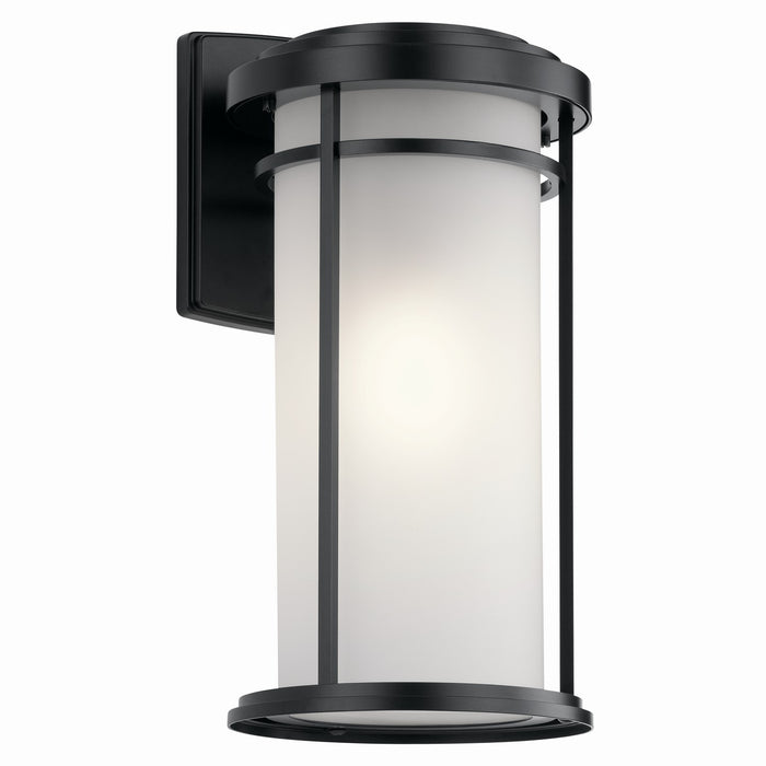 Kichler 49688BK One Light Outdoor Wall Mount, Black