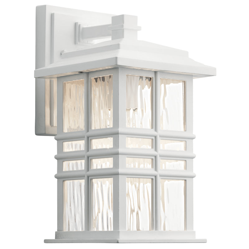 Kichler 49829WH One Light Outdoor Wall Mount, White