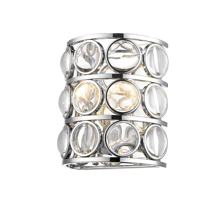 Z-Lite 4004-2S-CH Two Light Wall Sconce, Chrome