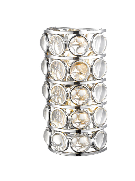 Z-Lite 4004-4S-CH Four Light Wall Sconce, Chrome