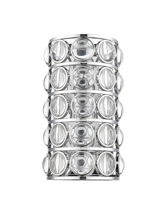 Z-Lite 4004-4S-CH Four Light Wall Sconce, Chrome