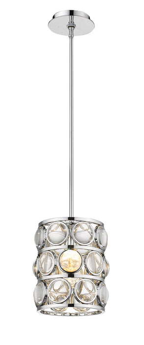 Z-Lite 4004MP-CH One Light Pendant, Chrome