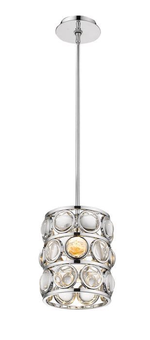 Z-Lite 4004MP-CH One Light Pendant, Chrome