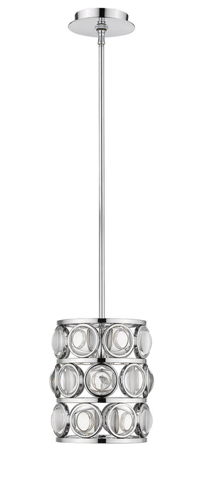 Z-Lite 4004MP-CH One Light Pendant, Chrome