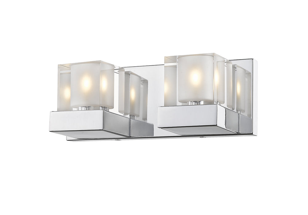 Z-Lite 467-2V-CH Two Light Vanity, Chrome