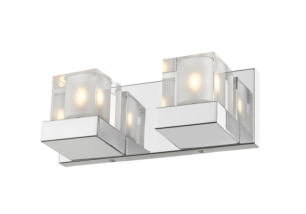 Z-Lite 467-2V-CH Two Light Vanity, Chrome