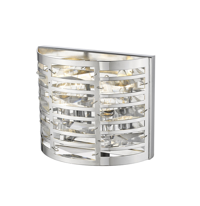 Z-Lite 469-2S-CH Two Light Wall Sconce, Chrome