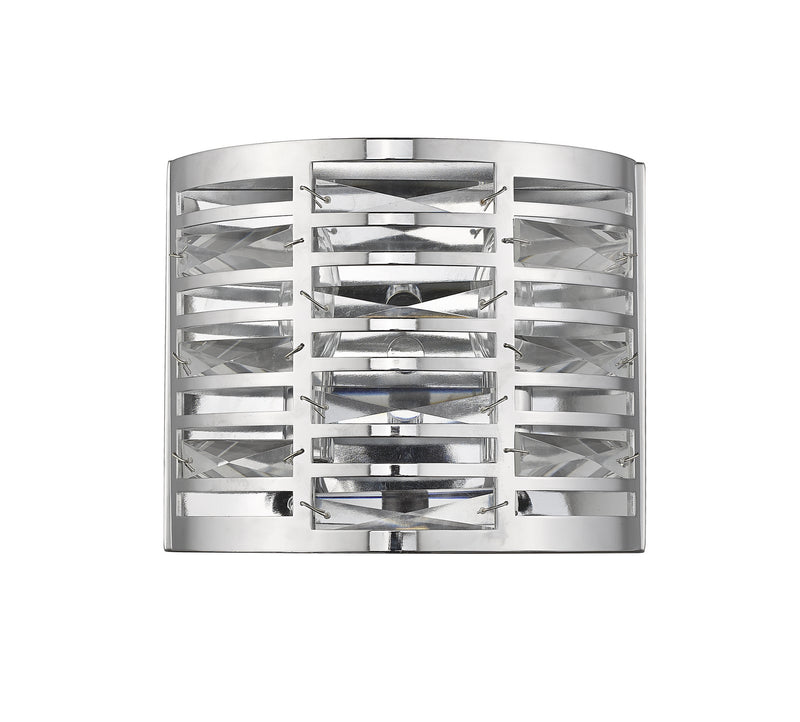 Z-Lite 469-2S-CH Two Light Wall Sconce, Chrome