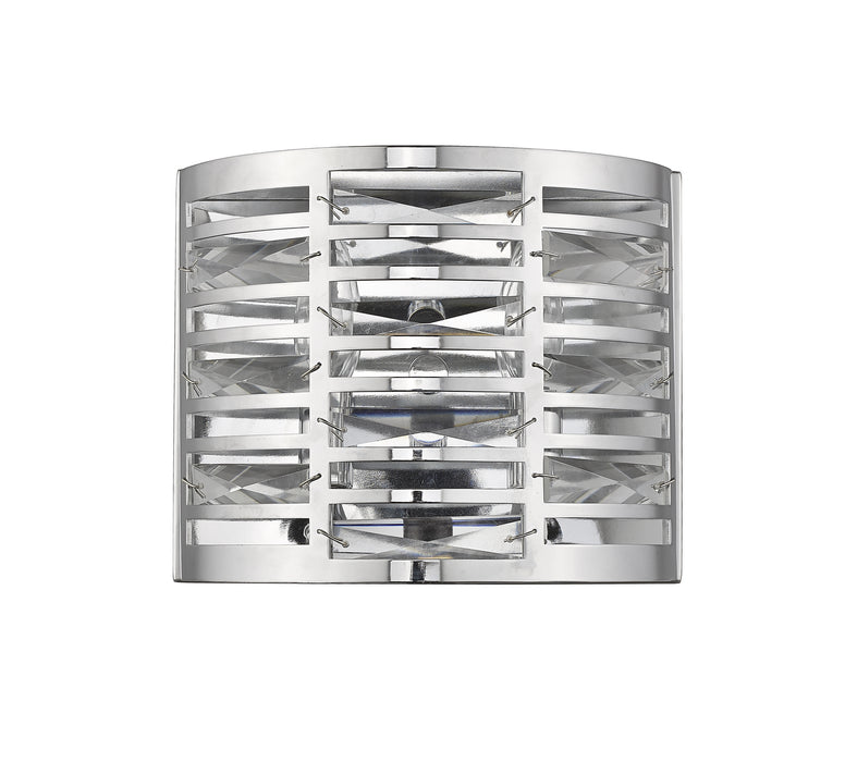 Z-Lite 469-2S-CH Two Light Wall Sconce, Chrome