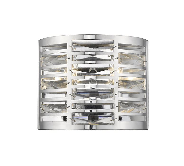 Z-Lite 469-2S-CH Two Light Wall Sconce, Chrome