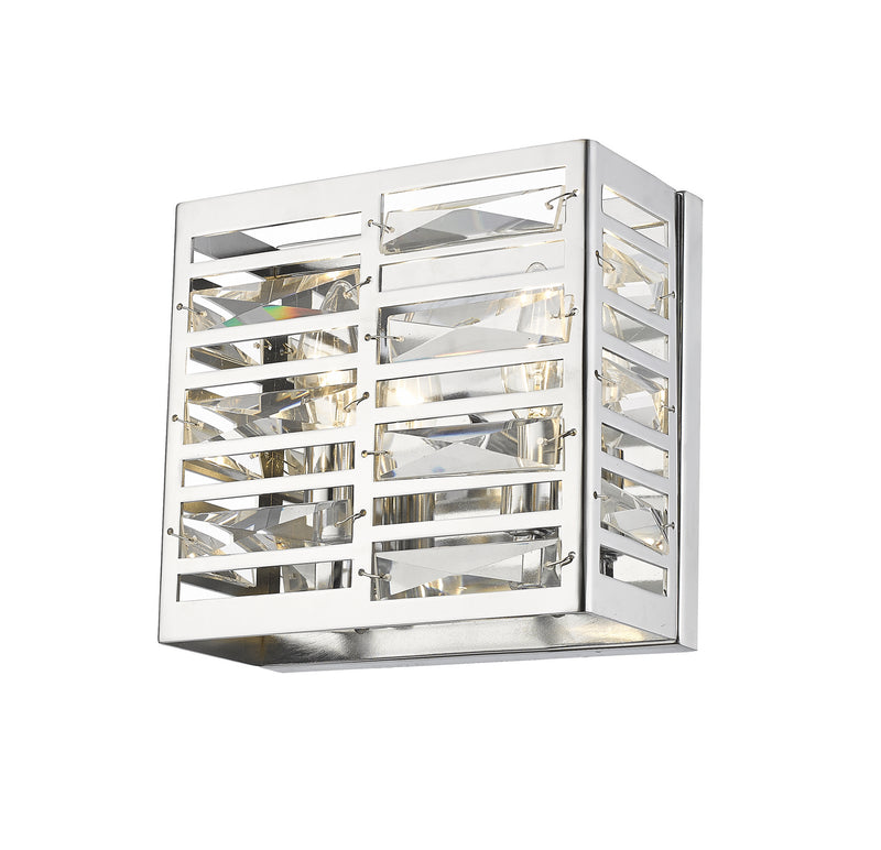 Z-Lite 470-2S-CH Two Light Wall Sconce, Chrome