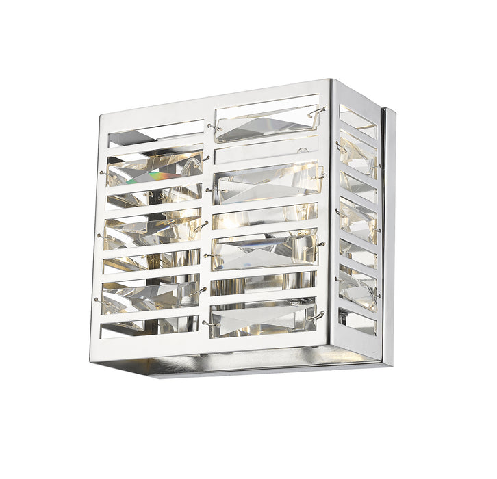 Z-Lite 470-2S-CH Two Light Wall Sconce, Chrome
