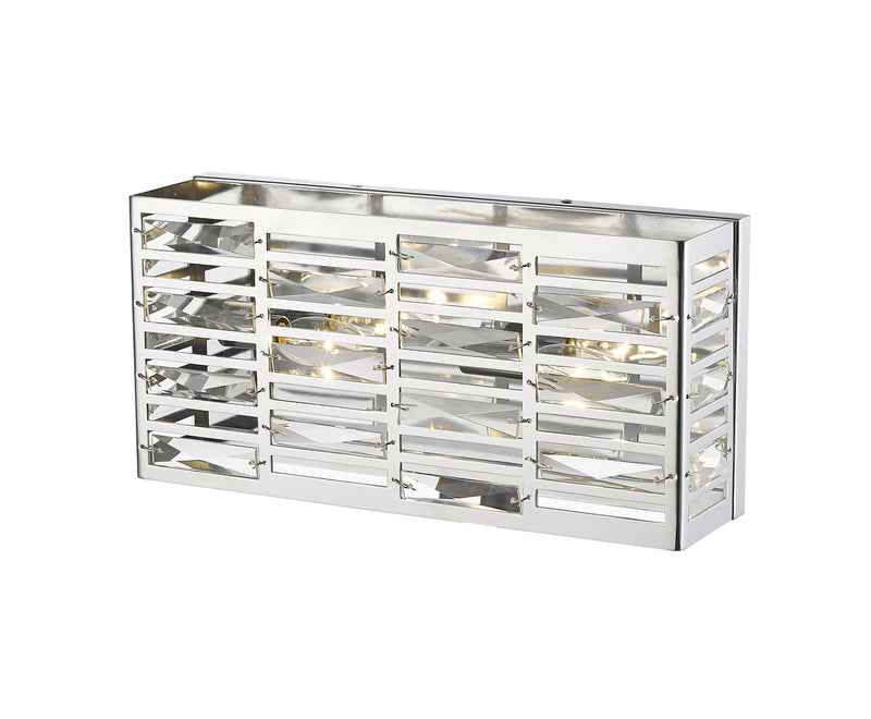 Z-Lite 470-2V-CH Two Light Vanity, Chrome
