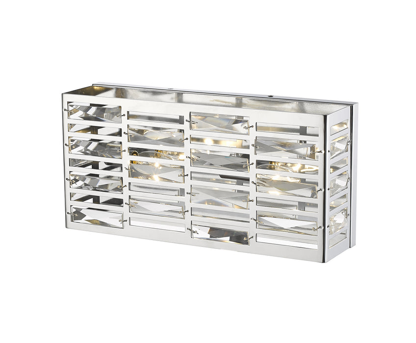 Z-Lite 470-2V-CH Two Light Vanity, Chrome