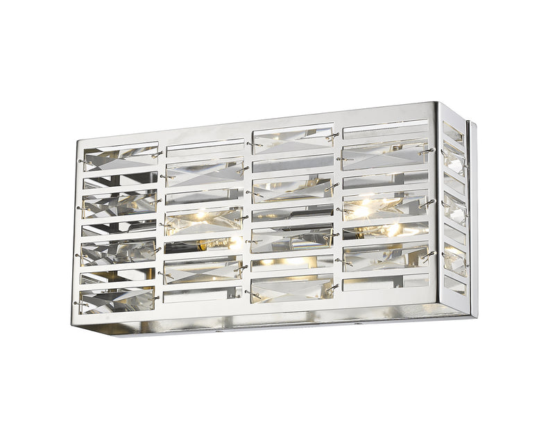 Z-Lite 470-2V-CH Two Light Vanity, Chrome