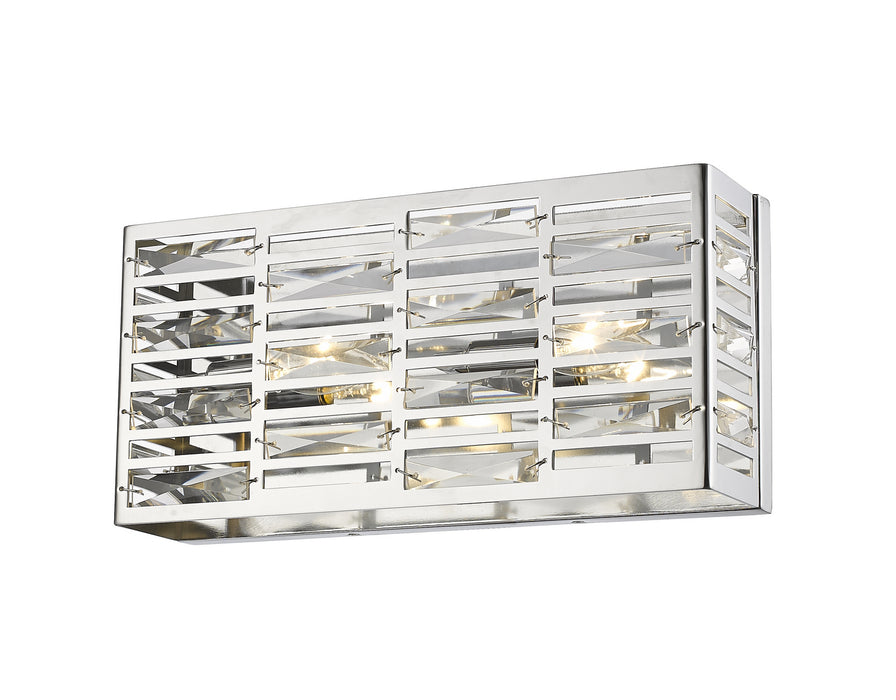 Z-Lite 470-2V-CH Two Light Vanity, Chrome