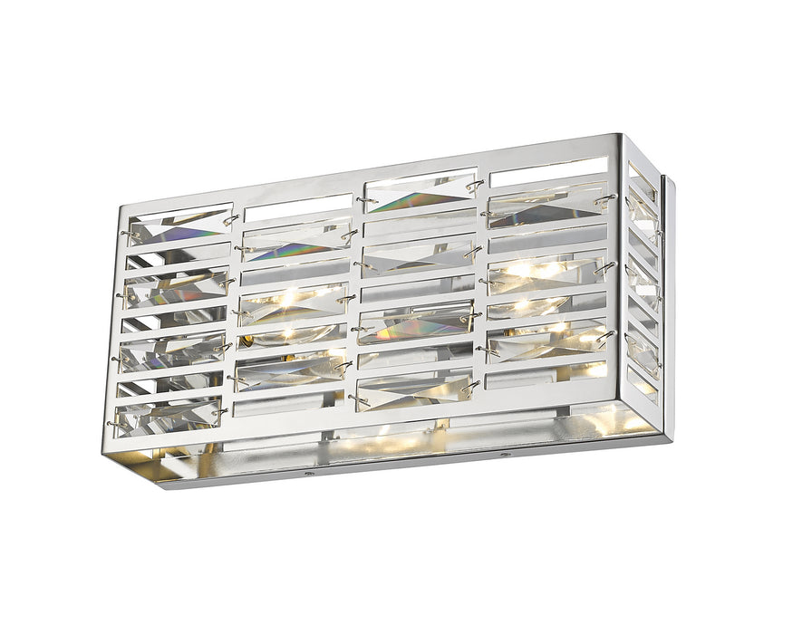 Z-Lite 470-2V-CH Two Light Vanity, Chrome