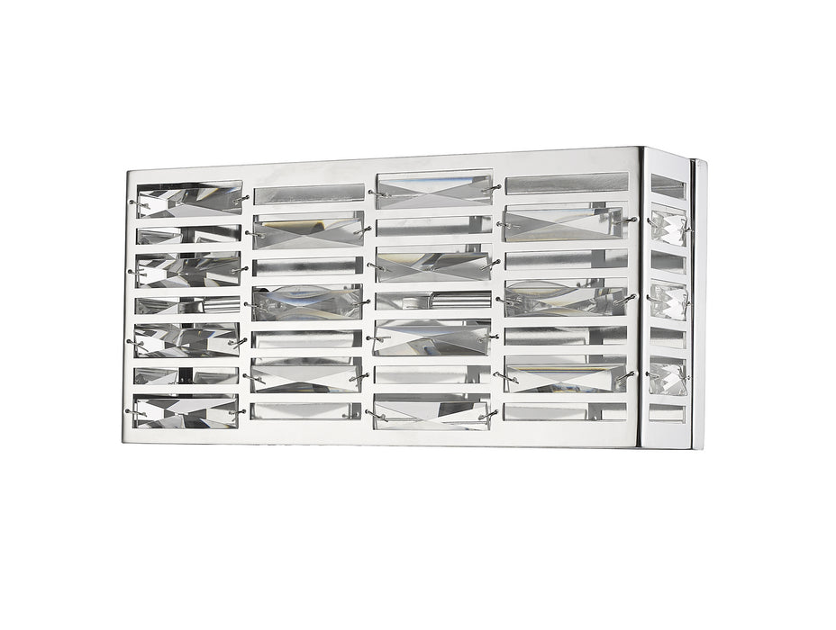 Z-Lite 470-2V-CH Two Light Vanity, Chrome