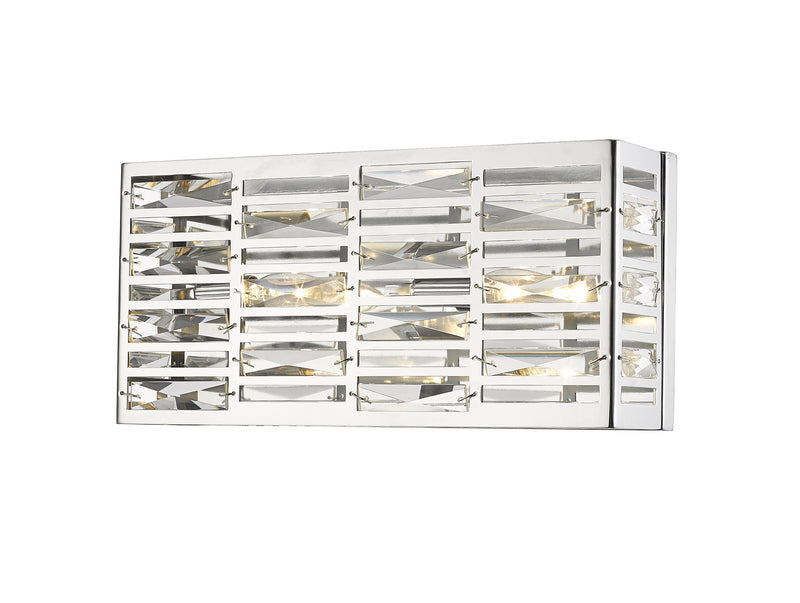 Z-Lite 470-2V-CH Two Light Vanity, Chrome