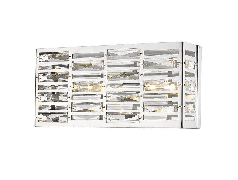 Z-Lite 470-2V-CH Two Light Vanity, Chrome