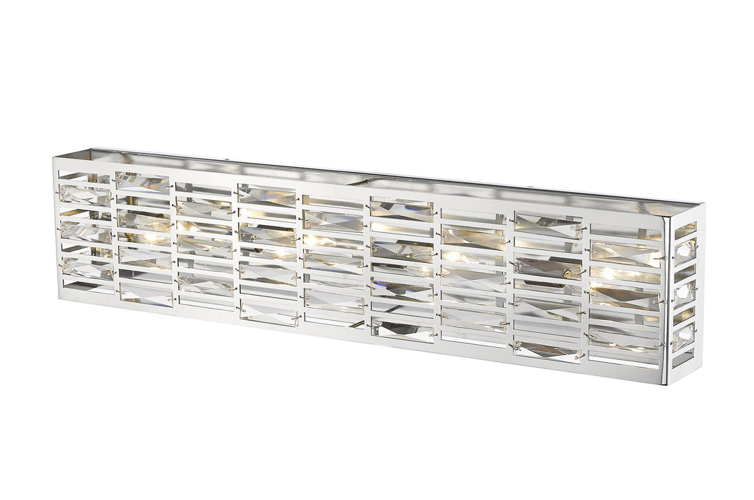Z-Lite 470-4V-CH Four Light Vanity, Chrome