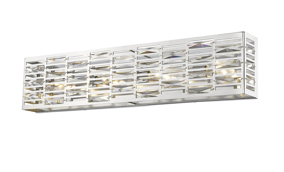 Z-Lite 470-4V-CH Four Light Vanity, Chrome