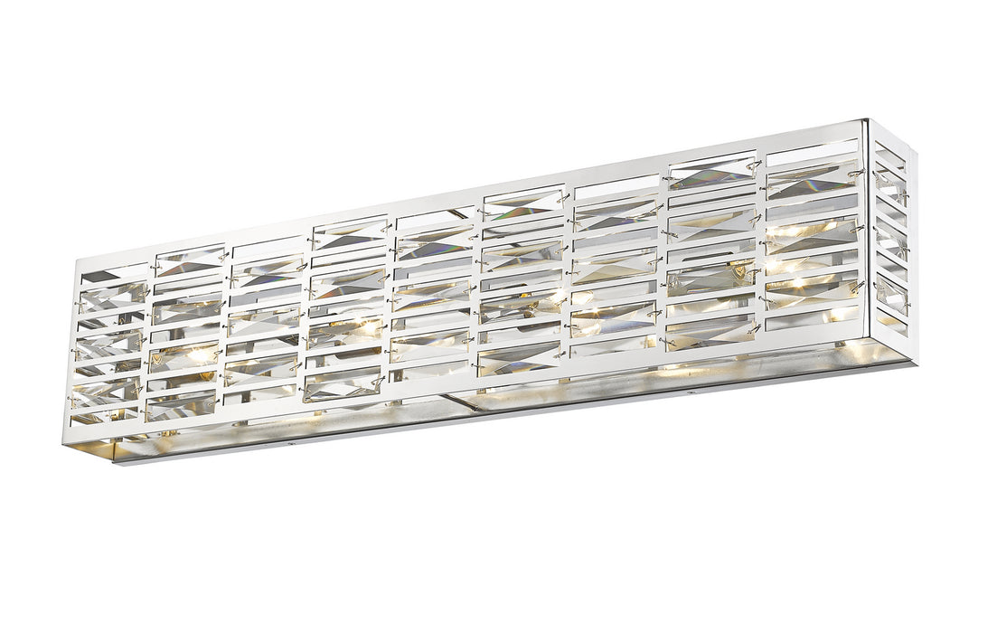 Z-Lite 470-4V-CH Four Light Vanity, Chrome