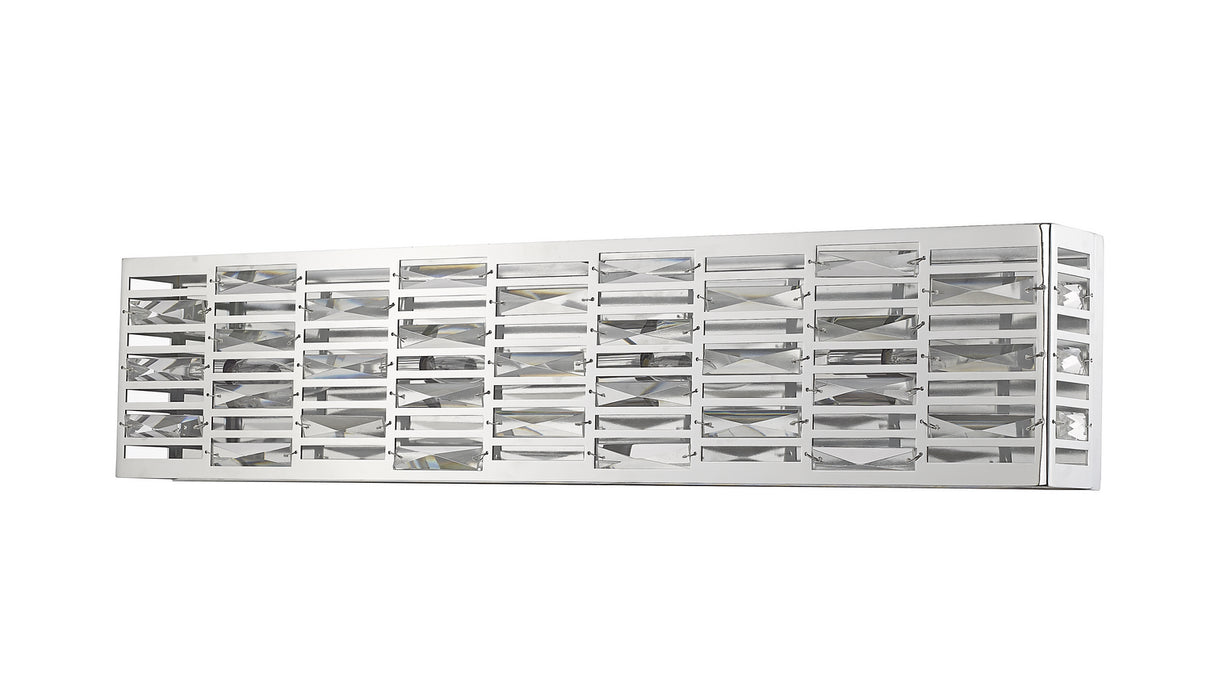 Z-Lite 470-4V-CH Four Light Vanity, Chrome