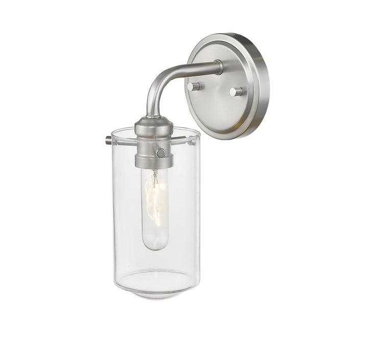 Z-Lite 471-1S-BN One Light Wall Sconce, Brushed Nickel