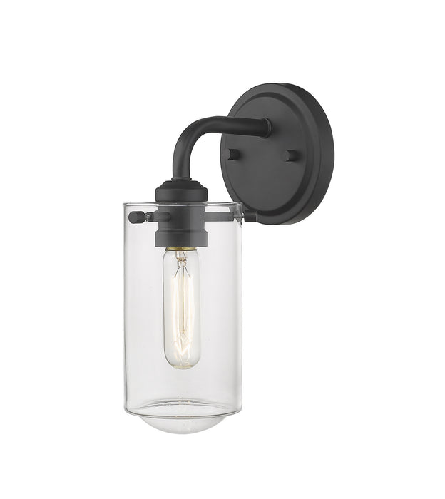 Z-Lite 471-1S-MB One Light Wall Sconce, Matte Black
