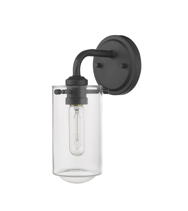 Z-Lite 471-1S-MB One Light Wall Sconce, Matte Black
